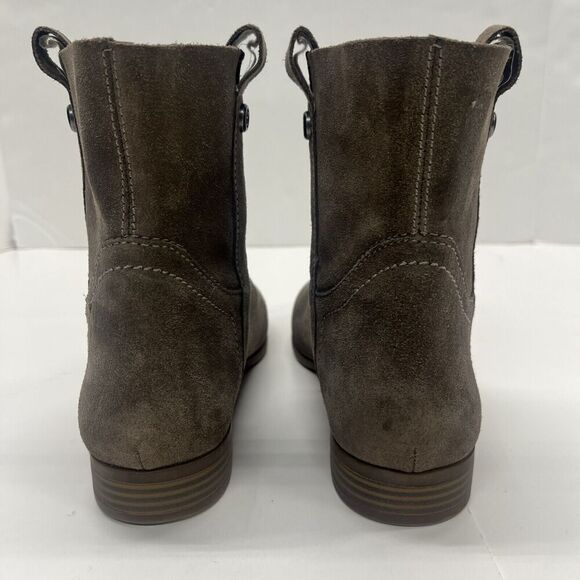 Frye & Co Women's Boots Size 7.5 Sarah Shortie Ankle Boots Suede Western Casual - Picture 6 of 14